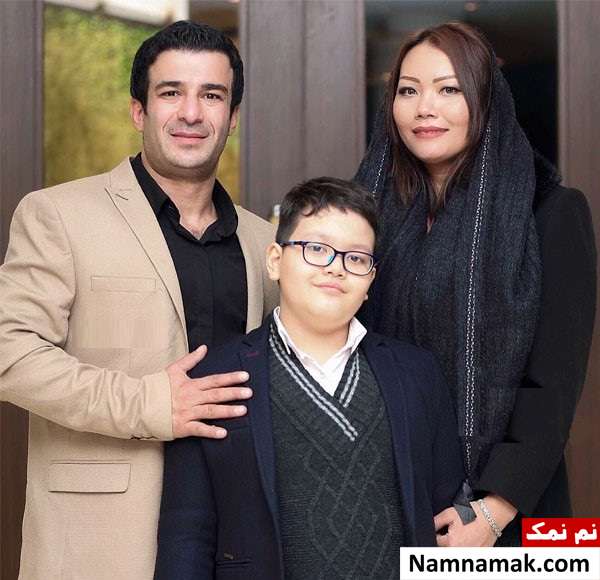 اسامی بازیگران معروف مرد ایرانی و همسرانشان یوسف تیموری و همسرش راپان