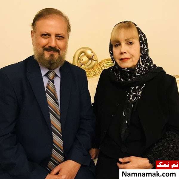 اسامی بازیگران معروف مرد ایرانی و همسرانشان جلیل فرجاد و همسرش