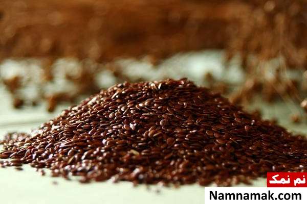 دانه های کتان از منابع استروژن
