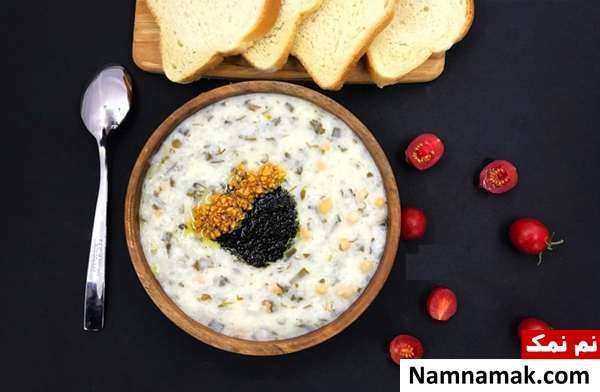 طرز تهیه آش دوغ اردبیلی