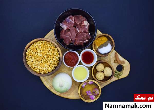 مواد لازم خورش قیمه