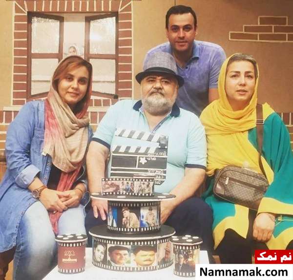 اکبر عبدی و خانواده اش