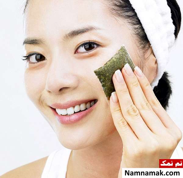 یخ چای سبز برای پوست
