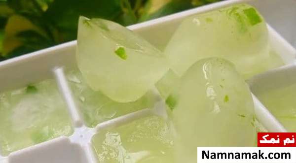 طرز تهیه ماسک یخ آلوورا و گلاب برای پوست صورت یخ آلوورا و گلاب برای پوست صورت