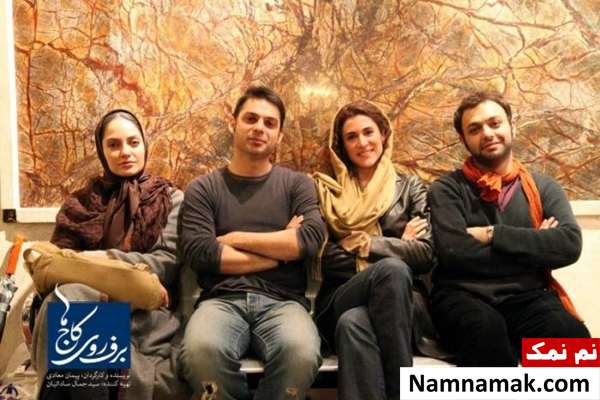 پیمان معادی و بازیگران برف روی کاج ها