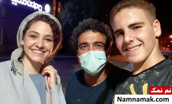علی اصغر نصرالله زاده ، بابک بهرام بیگی و مهتاب ثروتی در فیلم در انتهای روز