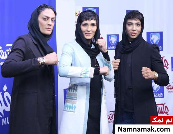 خواهران منصوریان در اکران خصوصی صفر تا سکو