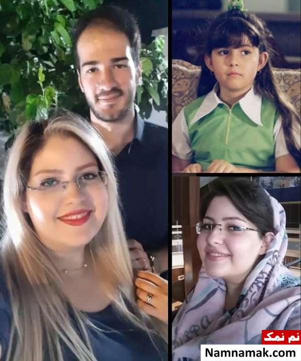آیدا مطلبی و همسرش