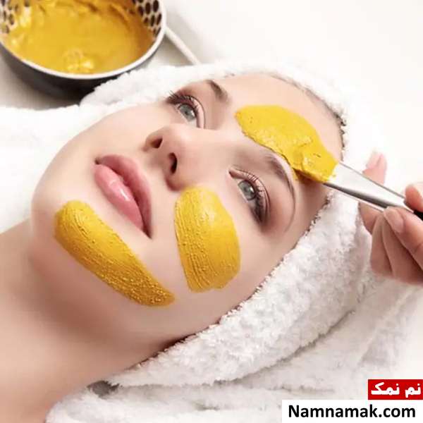 ماسک زردچوبه و گلاب ماسک زردچوبه و عسل صورت