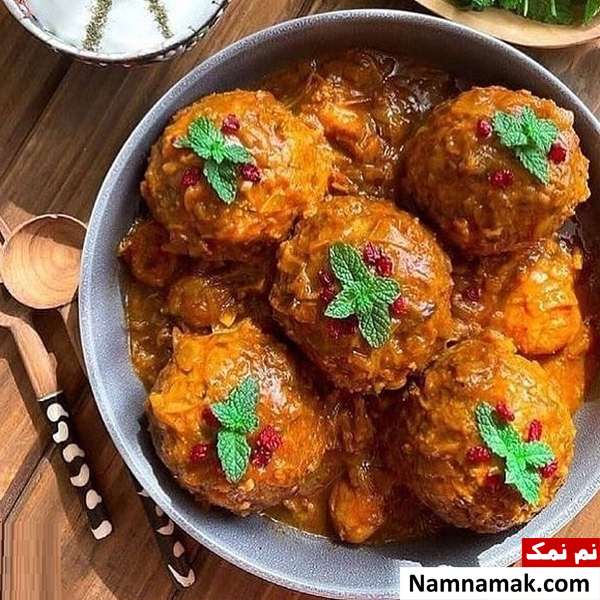 کوفته تبریزی با مرغ کوفته تبریزی مرغ