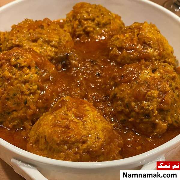 طرز پخت کوفته تبریزی با گوشت و مرغ