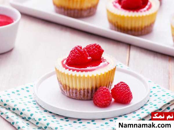طرز تهیه مینی چیز کیک یخچالی مینی چیز کیک یخچالی