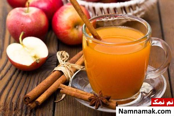 سرکه سیب و دارچین لاغعری با سرکه سیب و دارچین