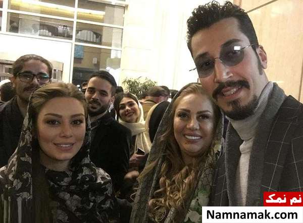 مادر بهرام افشاری سحر قریشی و مادرش در کنار بهرام افشاری