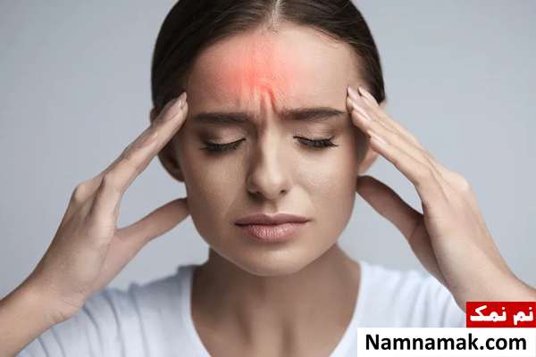 علت داغ شدن یک نقطه از سر و صورت و پیشانی