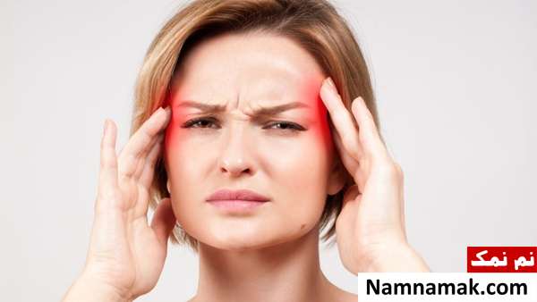 علت داغ شدن یک نقطه از سر و صورت و پیشانی