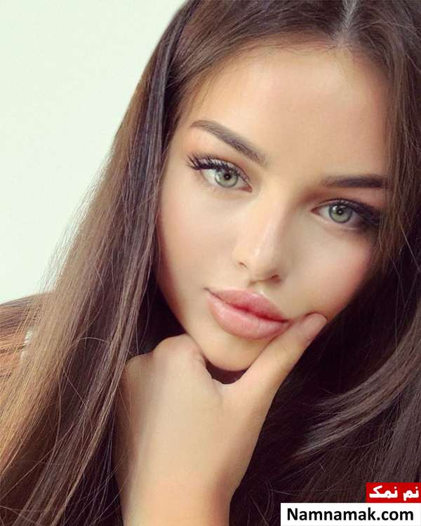 آرایش صورت با پوست گندمی و چشم سبز آرایش صورت با پوست گندمی و چشم سبز