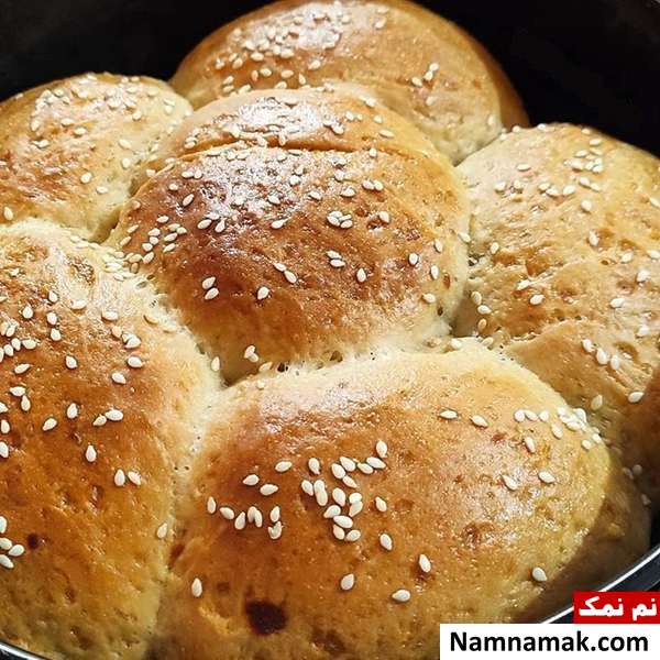 نان شیرمال با بکینگ پودر