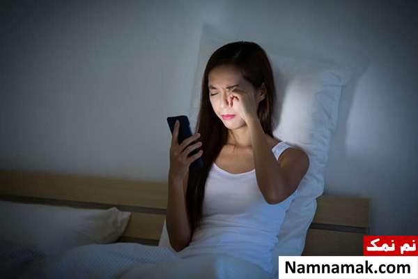 مضرات تلفن همراه برای چشم