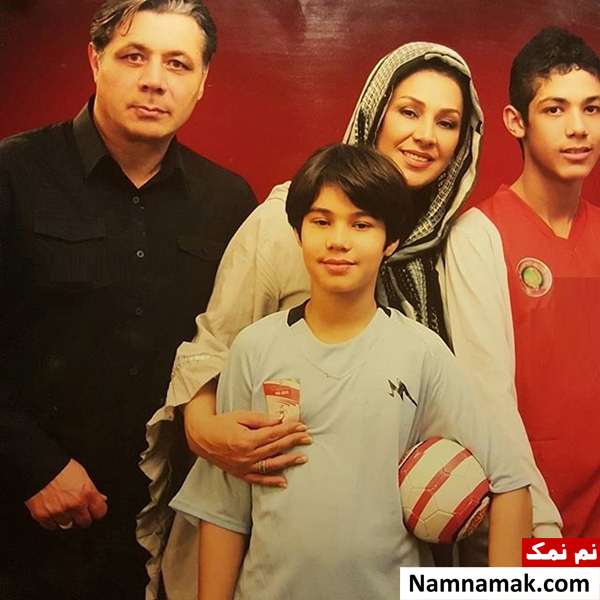 عکس جوانی نسرین مقانلو با تیپی قدیمی