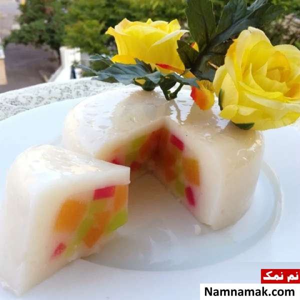 طرز تهیه ژله سورپرایز گرد