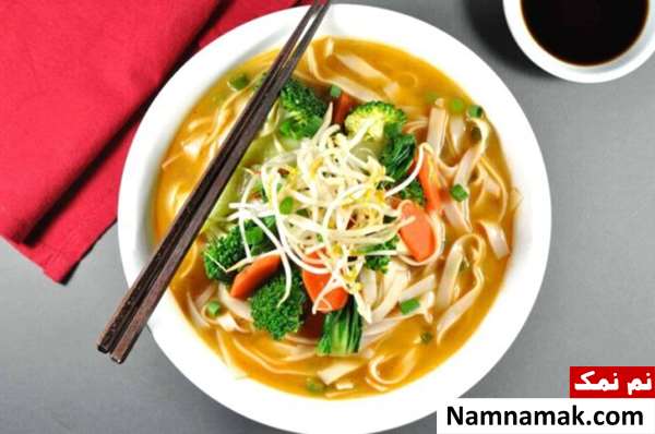 دستور پخت نودل چینی و کره ای