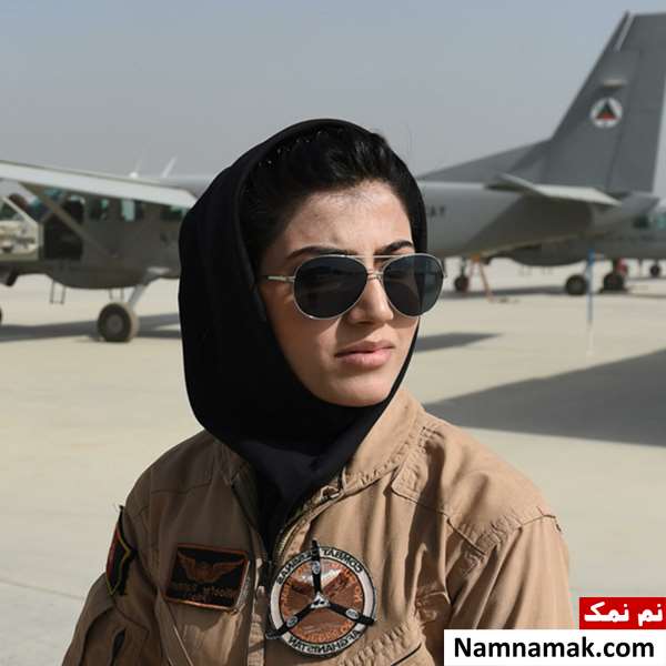 زندگینامه نیلوفر رحمانی و همسرش عکس های جدید نیلوفر رحمانی خلبان افغانستانی