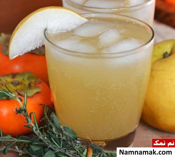 طرز تهیه نوشیدنی با تکه های میوه