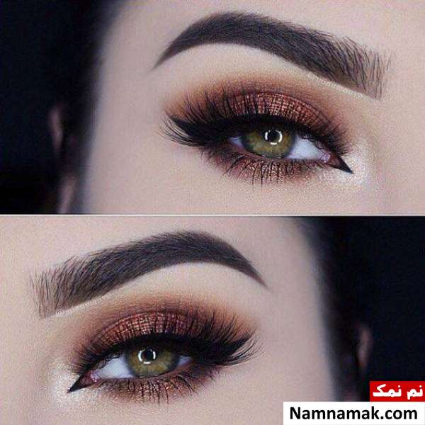 آرایش چشم سبز برای عروسی