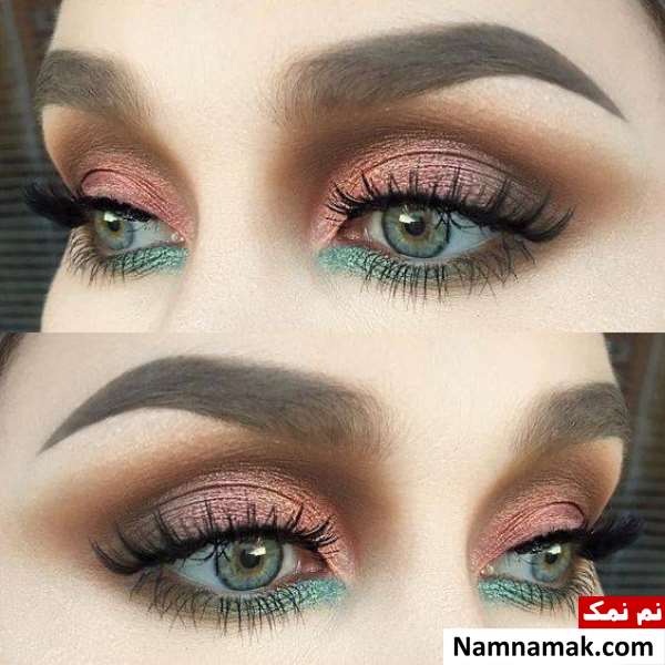رنگ سایه برای چشم های سبز