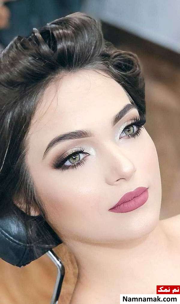 آموزش آرایش چشم سبز با پوست سفید