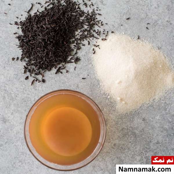 طرز تهیه نوشیدنی کامبوجا خانگی(چای و شربت)