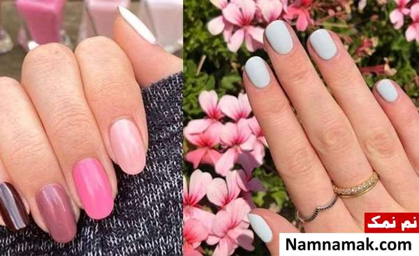 طرح های بهاری ناخن