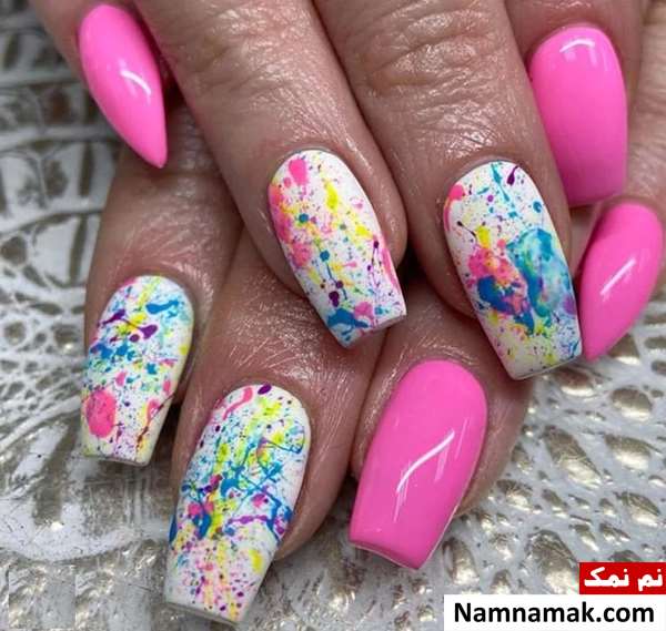 طرح های بهاری ناخن