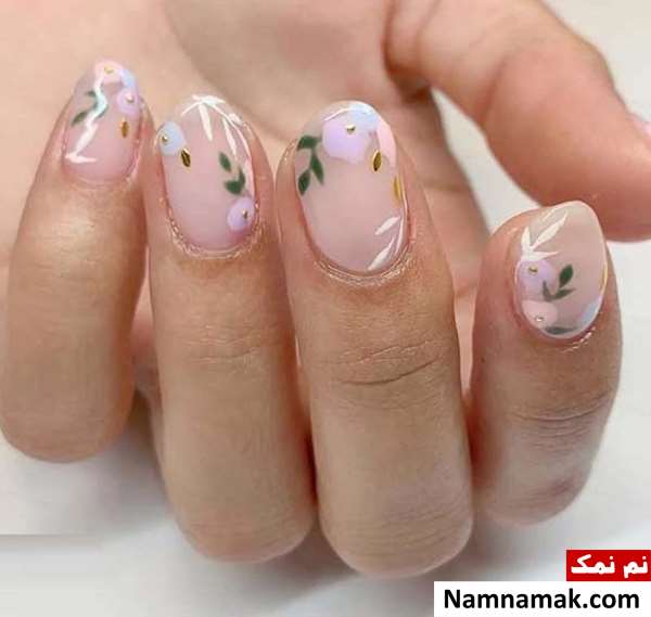 طرح های بهاری ناخن