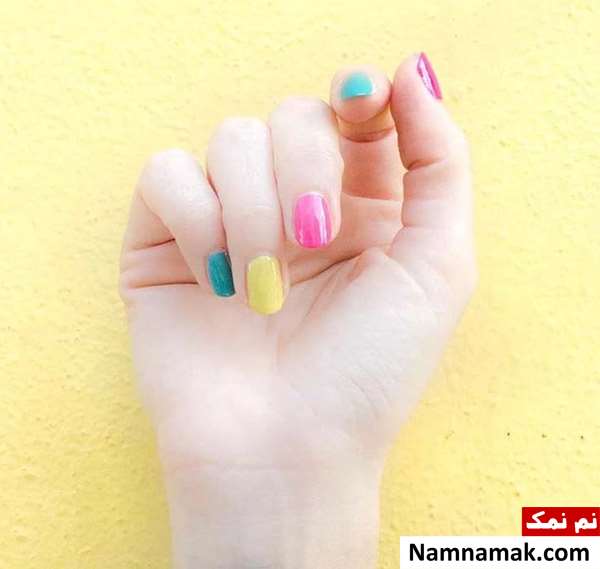 طرح های بهاری ناخن