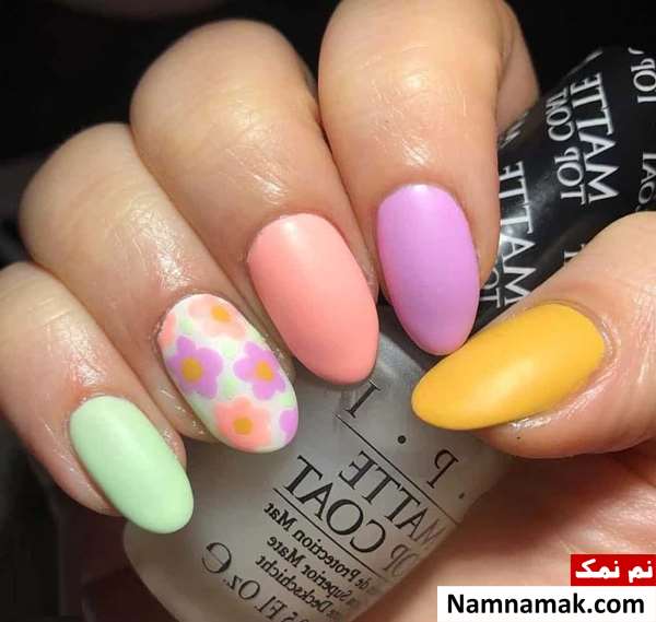 طرح های بهاری ناخن