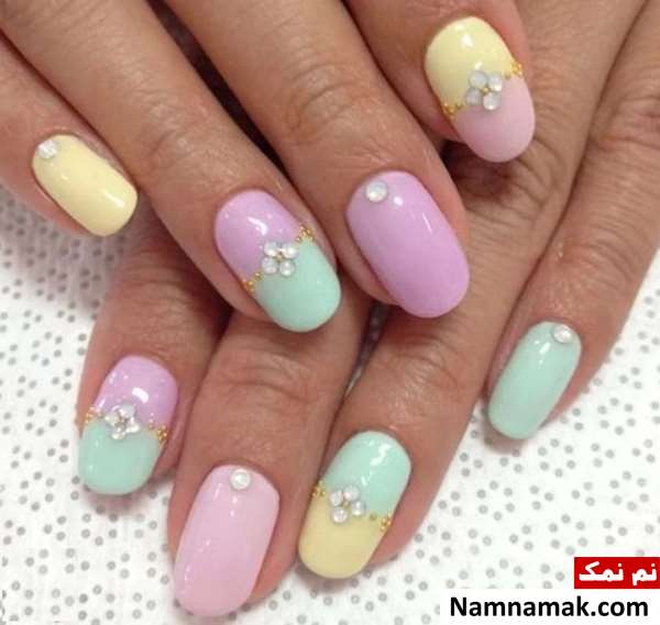 طرح های بهاری ناخن