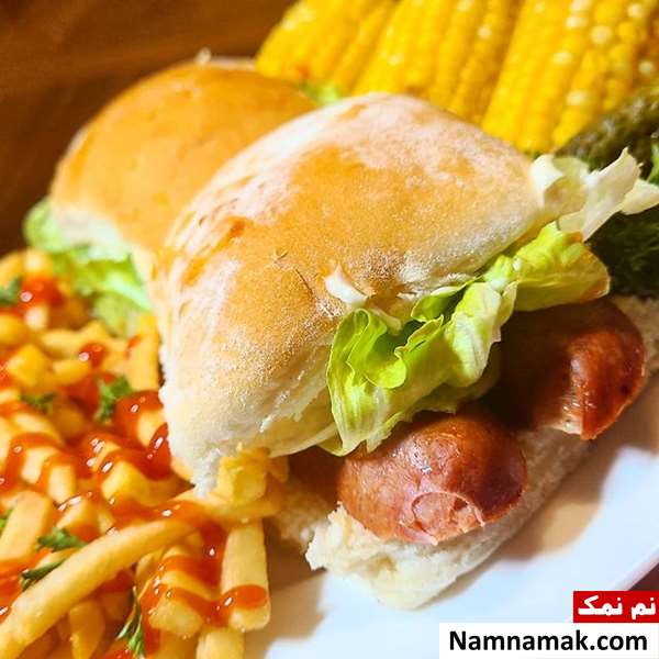 سوسیس سرخ شده