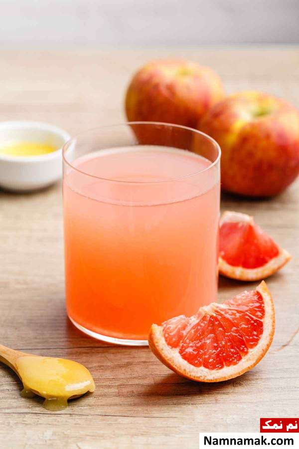 طرز تهیه معجون لاغری با گریپ فروت و سرکه سیب