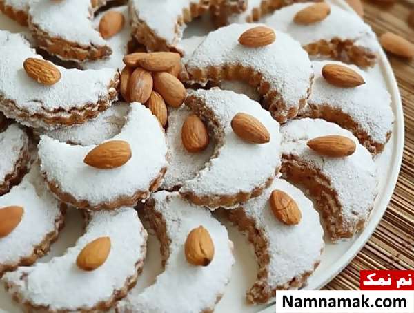 شیرینی بادامی (کوکیز بادومی)