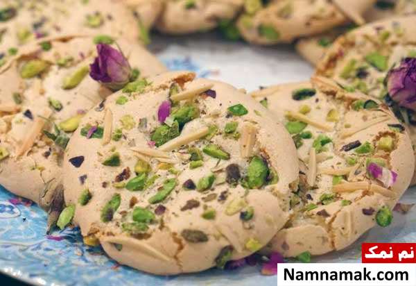  شیرینی قرابیه بادام تبریز