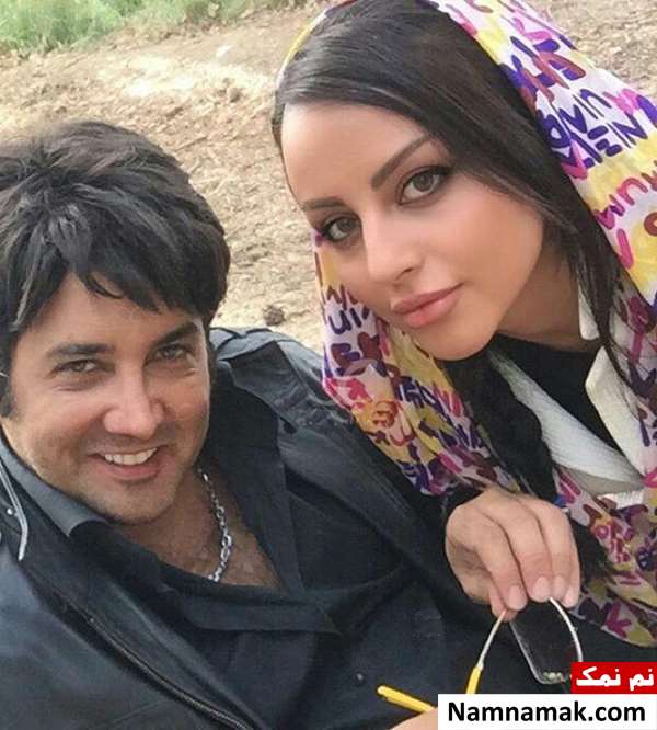 حسام نواب صفوی و همسرش