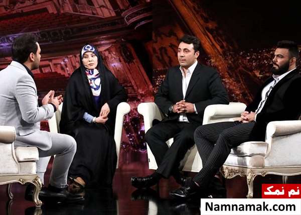 عکس برادر و خواهر امیر علی اکبری در برنامه ماه عسل عکس برادر و خواهر امیر علی اکبری در برنامه ماه عسل