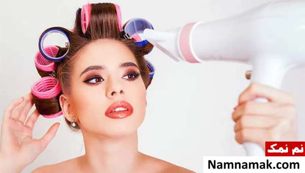 آموزش حالت دادن مو با سشوار دخترانه آموزش حالت دادن مو با سشوار زنانه