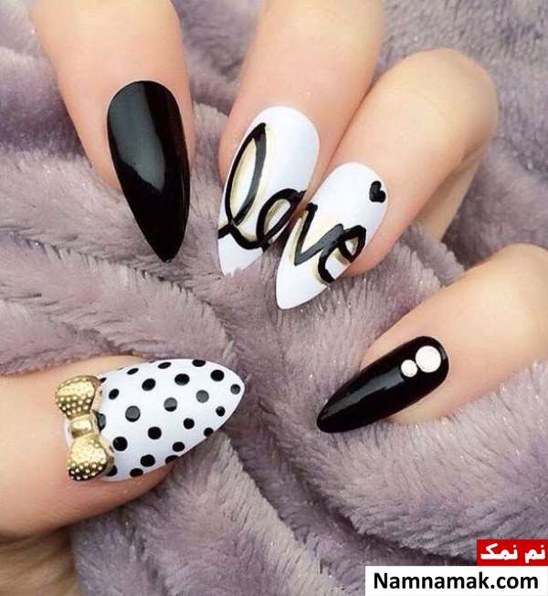 طرح ناخن رمانتیک
