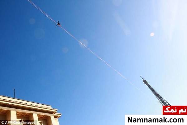 بند بازی روی برج ایفل !
