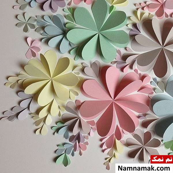 تزیین دیوار با کاغذ کشی و طرح های خلاقانه