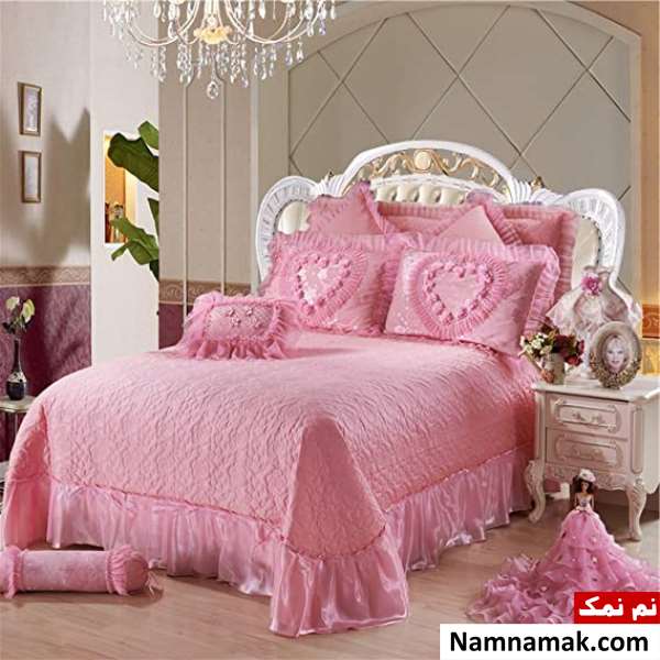 دکوراسیون اتاق خواب دخترانه لاکچری