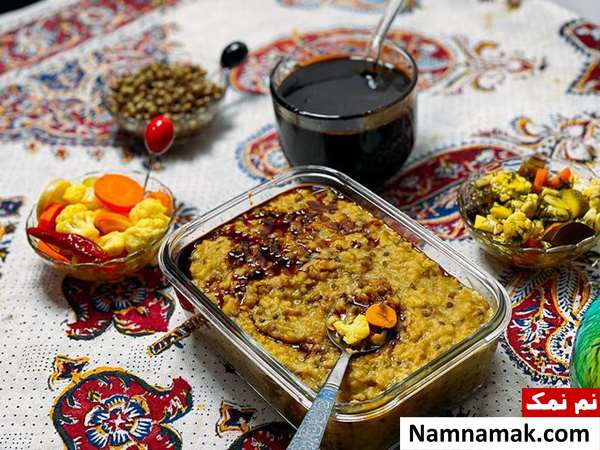 طرز تهیه شله ماشکی شیرازی طرز تهیه شله ماشکی شیرازی